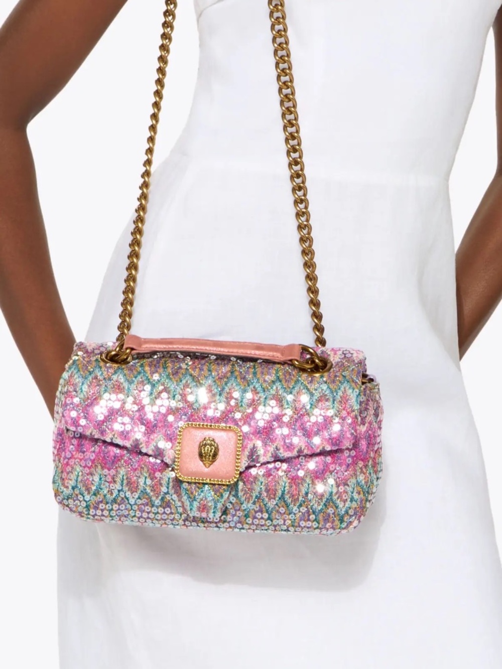 Kurt Geiger London Pimlico Bag in Multicolor Sequin - Picture 6 of 6